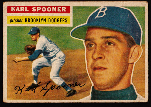 1956 Topps #083 Karl Spooner GB GD