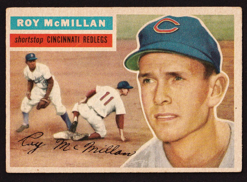 1956 Topps #123 Roy McMillan Gray Back VG
