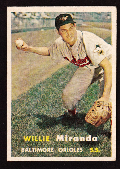 1957 Topps #151 Willie Miranda EX+