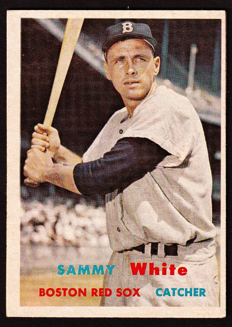 1957 Topps #163 Sammy White EX