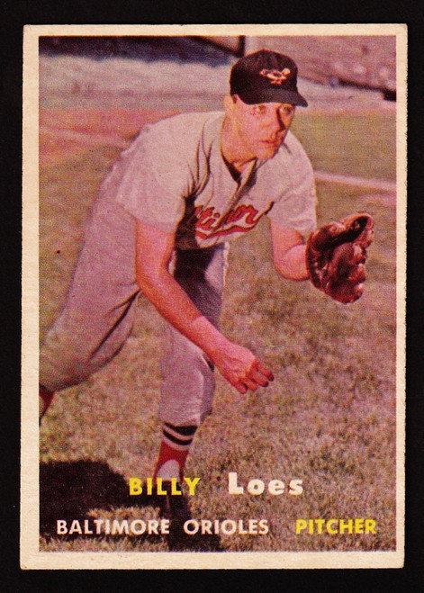 1957 Topps #244 Billy Loes EX
