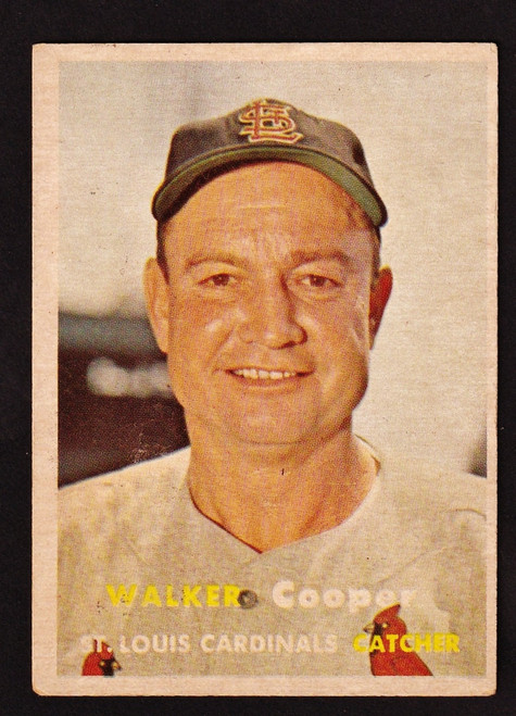 1957 Topps #380 Walker Cooper VGEX