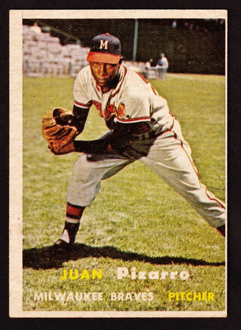 1957 Topps #383 Juan Pizarro RC GD