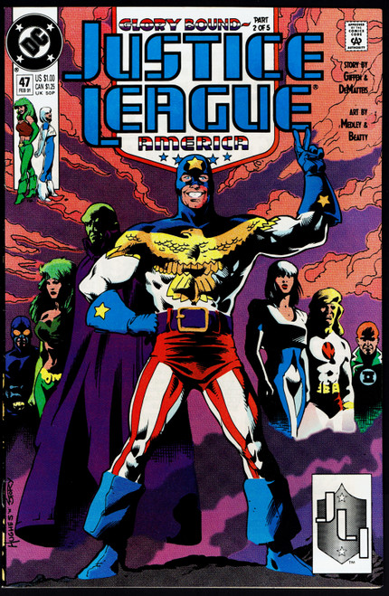1991 DC Justice League America #047  VF+