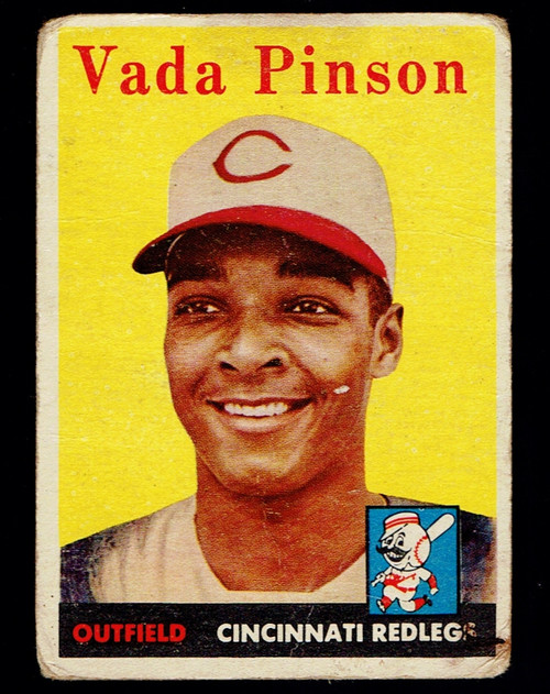 1958 Topps #420 Vada Pinson RC Poor
