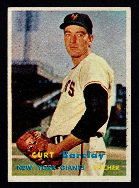 1957 Topps #361 Curt Barclay RC EX