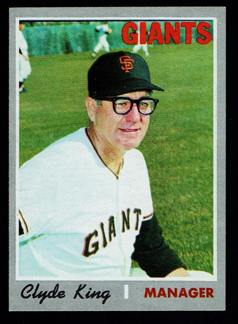 1970 Topps #624 Clyde King EX+