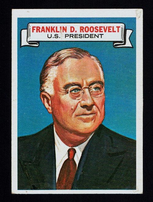 1967 Topps Who Am I?  #06 Franklin D. Roosevelt EX-