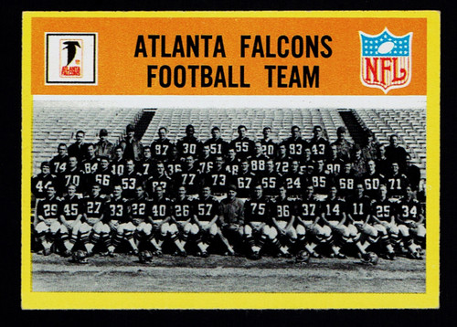 1967 Philadelphia #001 Atlanta Falcons Team EX