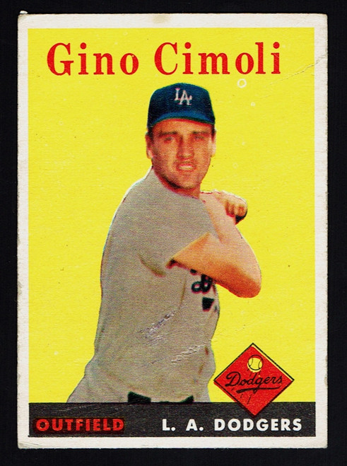 1958 Topps #286 Gino Cimoli GD