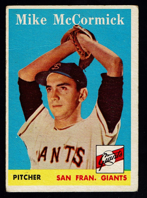 1958 Topps #037 Mike McCormick GD