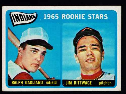 1965 Topps #501 Indians Rookie Stars VGEX