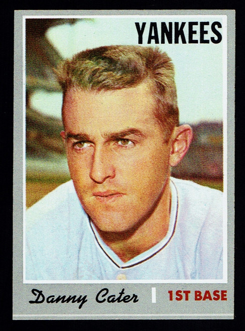 1970 Topps #437 Danny Cater EX