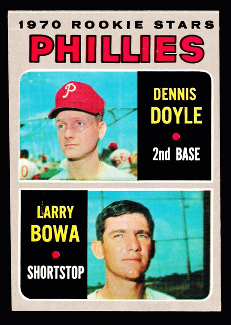 1970 Topps #539 Phillies Rookie Stars Larry Bowa RC EX-