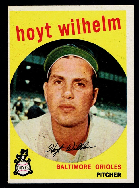 1959 Topps #349 Hoyt Wilhelm EX