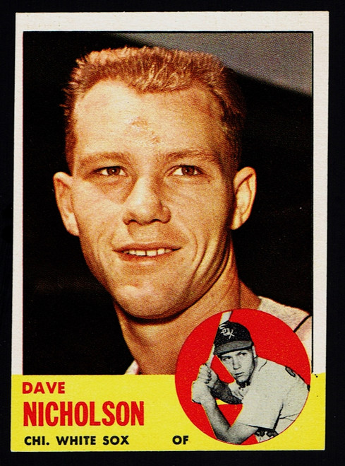 1963 Topps #234 Dave Nicholson EXMT