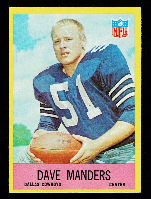 1967 Philadelphia #056 Dave Manders RC EXMT