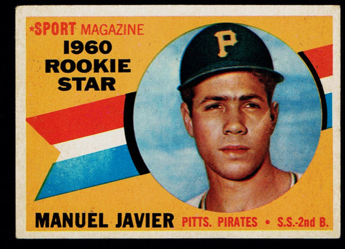 1960 Topps #133 Manuel Javier RC VGEX