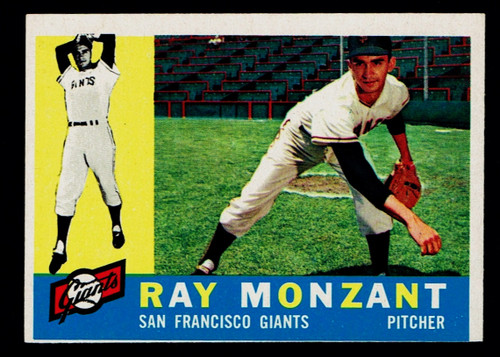 1960 Topps #338 Ray Monzant EX-