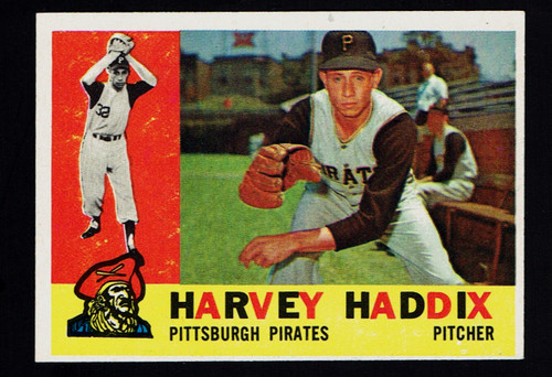 1960 Topps #340 Harvey Haddix EX