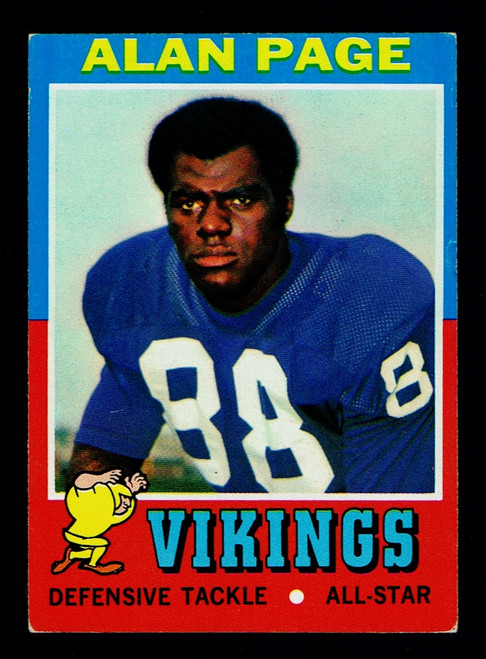 1971 Topps #071 Alan Page VGEX