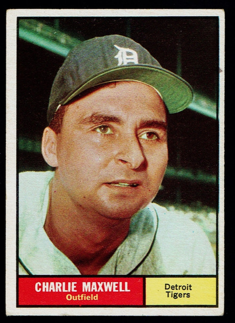 1961 Topps #037 Charlie Maxwell VGEX