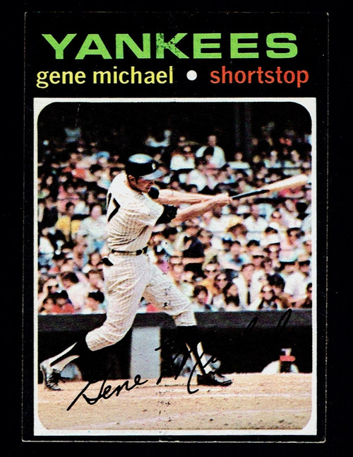 1971 Topps #483 Gene Michael EX