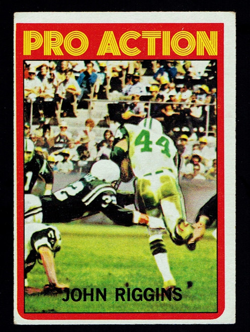 1972 Topps #126 John Riggins IA VGEX B