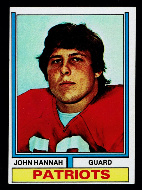 1974 Topps #383 John Hannah RC EX-