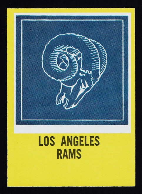 1967 Philadelphia #096 Los Angeles Rams Logo NMMT