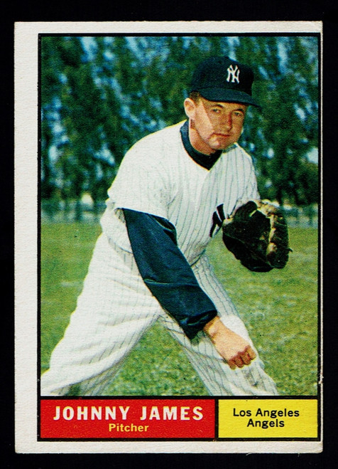 1961 Topps #457 Johnny James VG