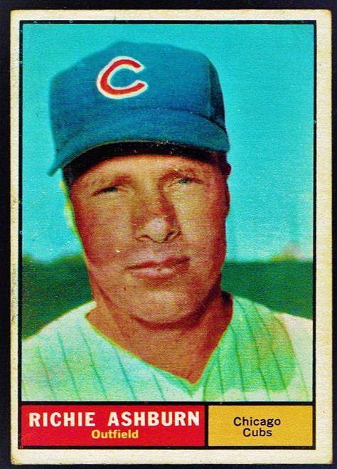 1961 Topps #088 Richie Ashburn VGEX B