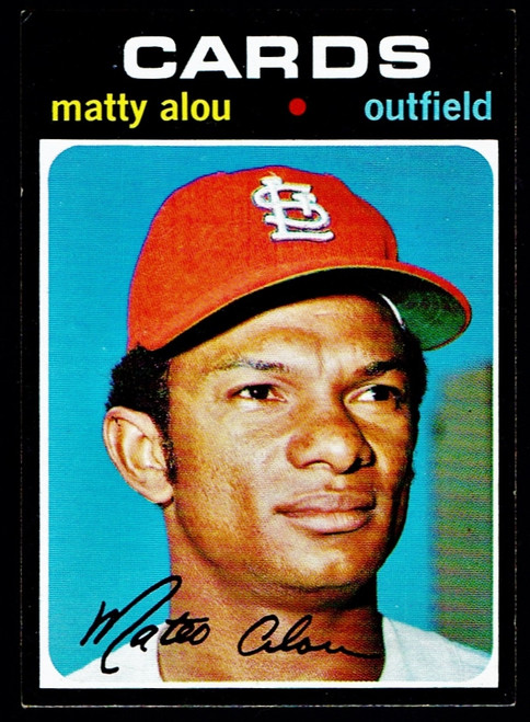 1971 Topps #720 Matty Alou EX+