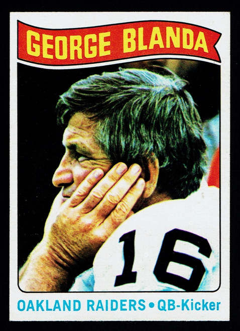 1975 Topps #008 George Blanda HL NM