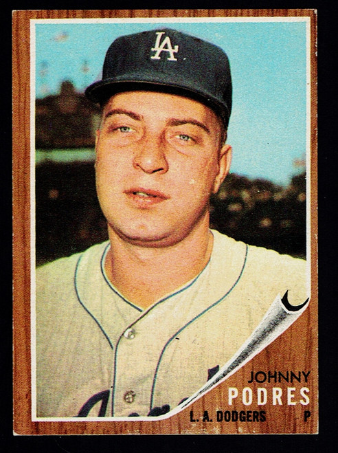 1962 Topps #280 Johnny Podres VGEX