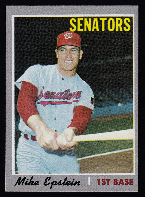 1970 Topps #235 Mike Epstein EX-