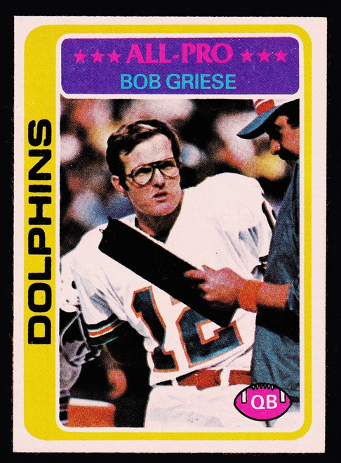 1978 Topps #120 Bob Griese NM+