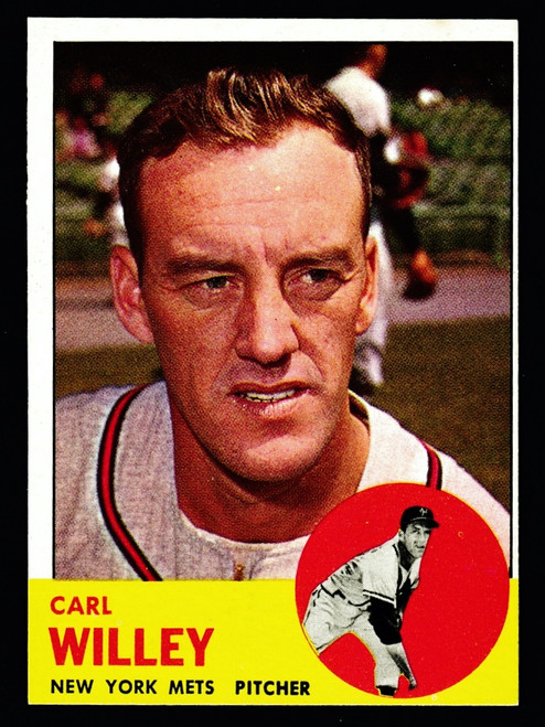 1963 Topps #528 Carl Willey EX