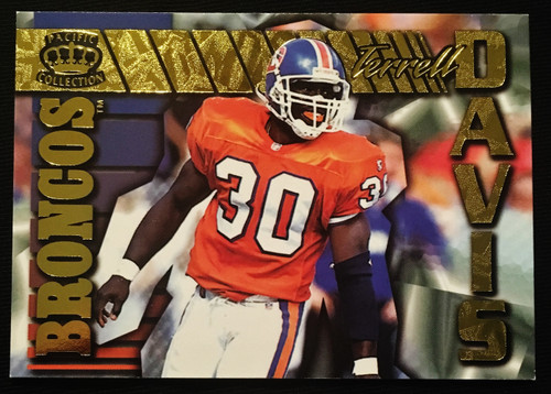1996 Pacific Gems of the Crown #13 Terrell Davis EXMT