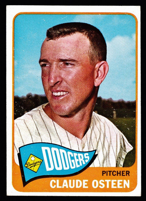 1965 Topps #570 Claude Osteen SP VGEX