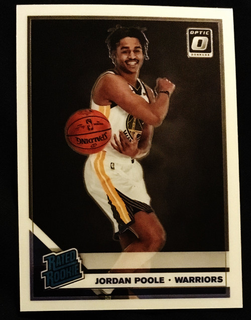 2019 Panini Optic #169 Jordan Poole RC NMMT or Better