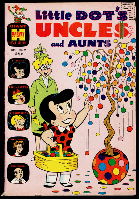 1970 Harvey Little Dot's Uncles and Aunts #34 VG