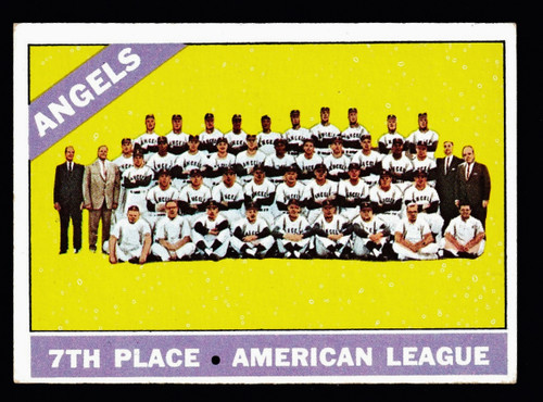 1966 Topps #131 California Angels Team VG