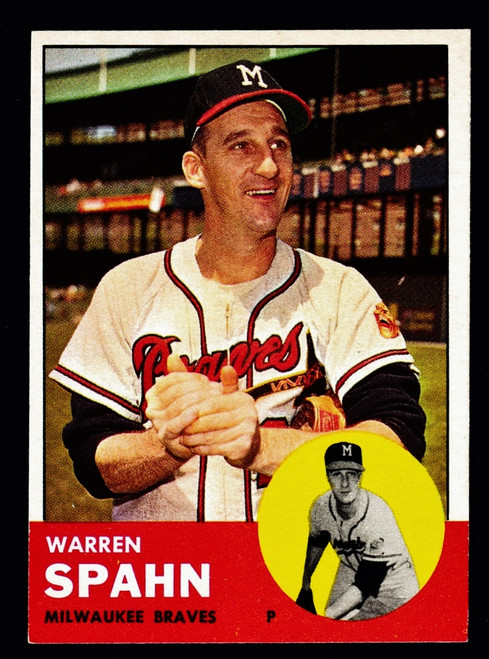 1963 Topps #320 Warren Spahn EXMT