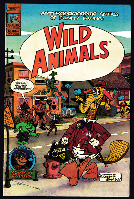 1982 Pacific Comics Wild Animals #1 VF/NM