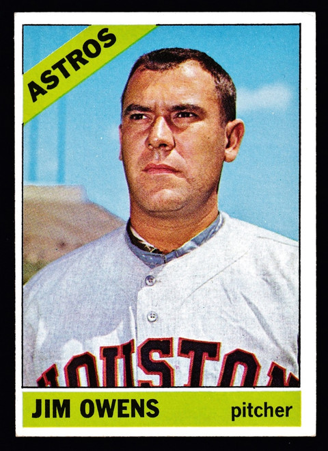 1966 Topps #297 Jim Owens EX