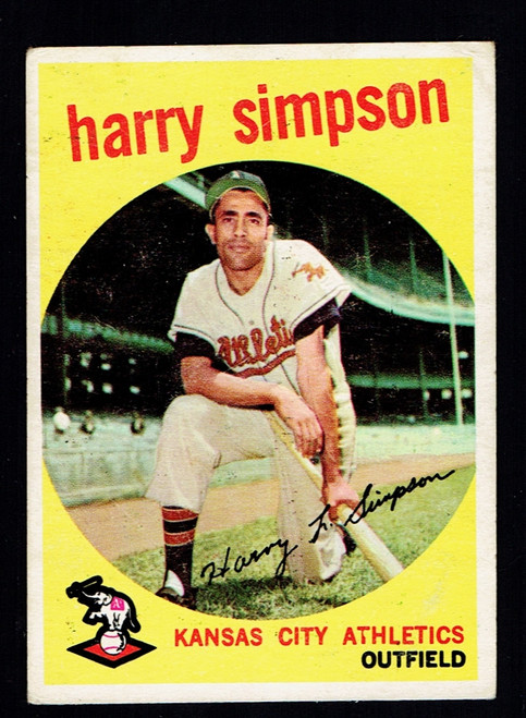 1959 Topps #333 Harry Simpson VG+