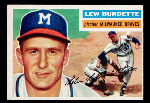 1956 Topps #219 Lew Burdette EX