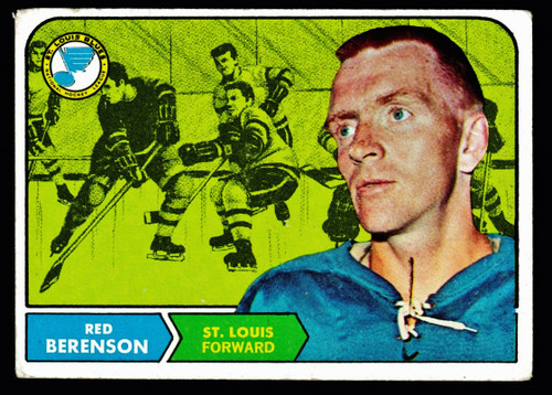 1968 Topps #114 Red Berenson Fair