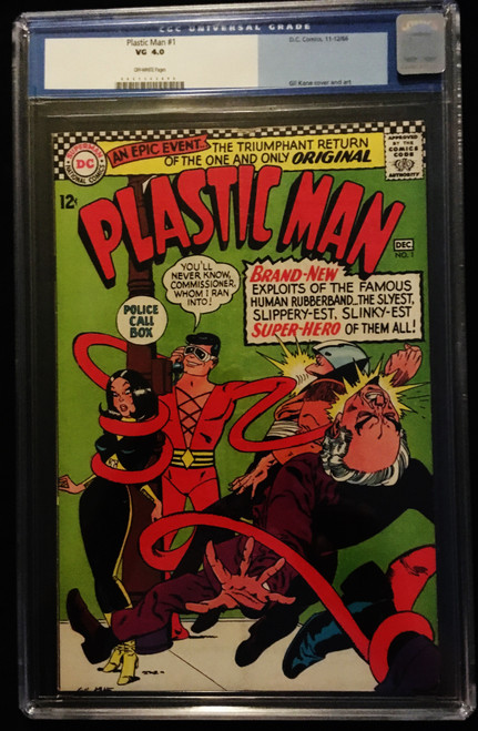 1966 DC Plastic Man #1 CGC 4.0